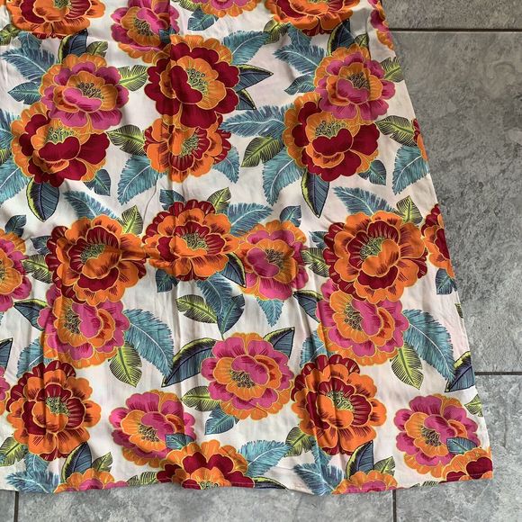 New Look Strapless Maxi Dress Lightweight UK 12 Orange - Picture 3 of 6